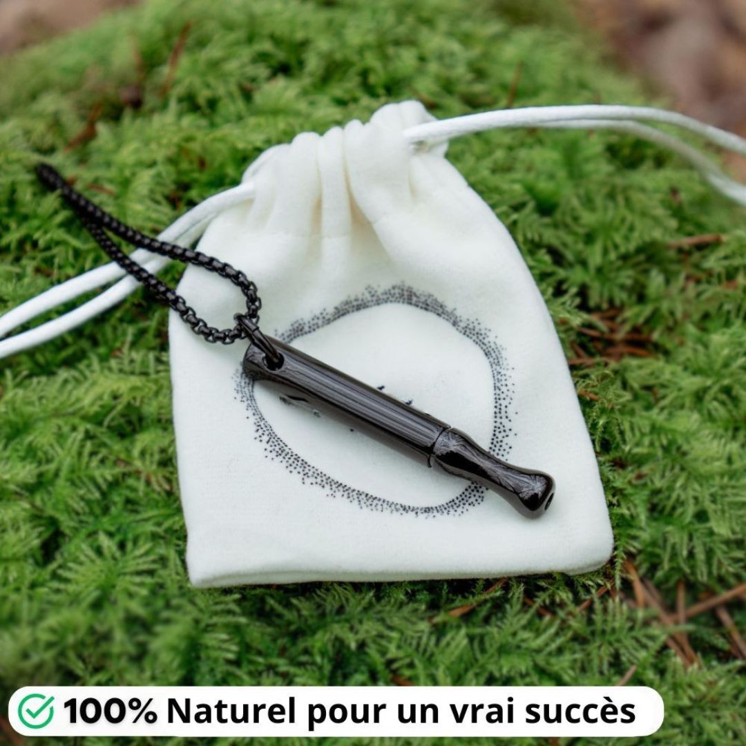 Qualibaz - AirPure Sifflet qui aide à l'arrêt de la cigarette.