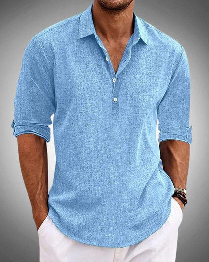 Chemise classique en coton Qualibaz