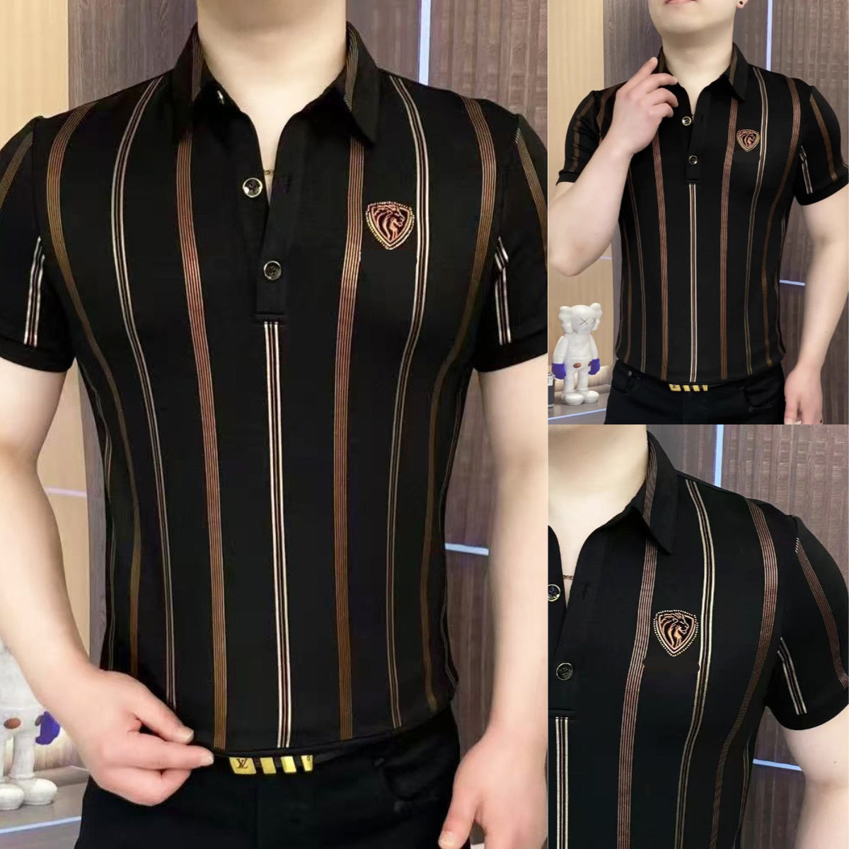 Polo chic à rabat pour homme