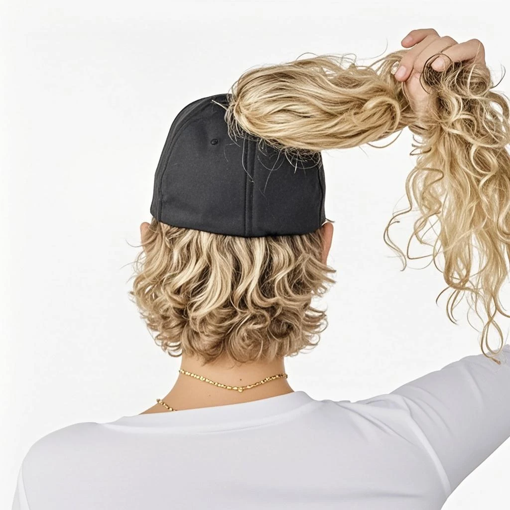 Casquette pour queue de cheval