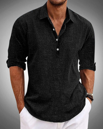 Chemise classique en coton Qualibaz