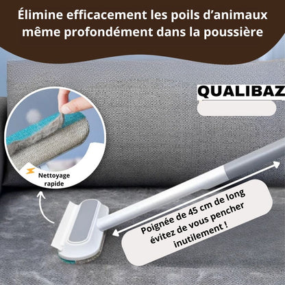 Qualibaz™ MultiSwipe Pro – Élimine les Poils d’Animaux sur Toutes les Surfaces
