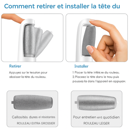 Qualibaz Lime à callosités pour pieds