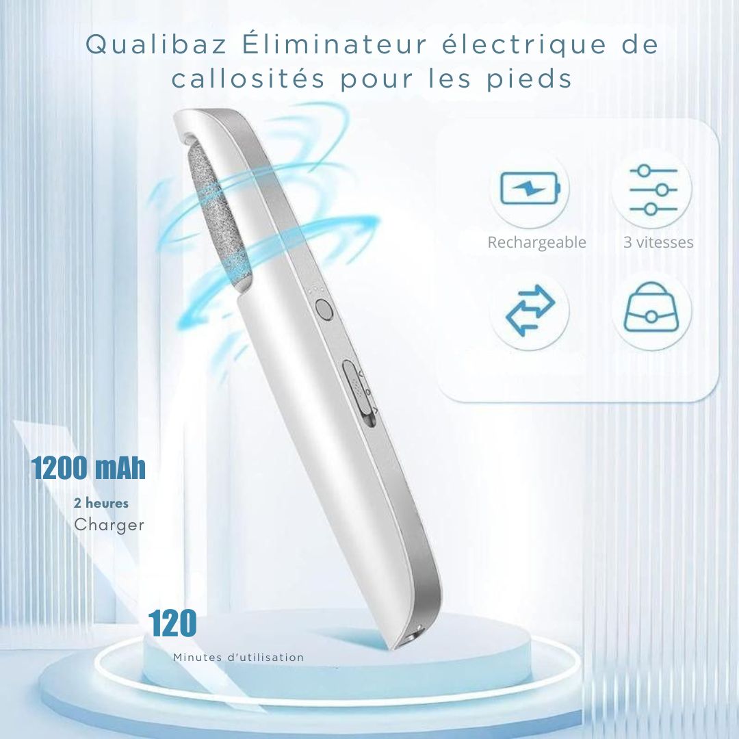 Qualibaz Lime à callosités pour pieds