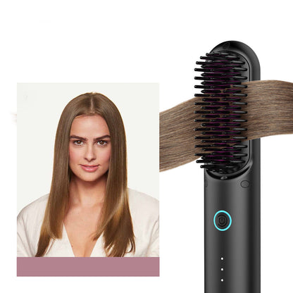 Brosse portable Qualibaz - Lisser, boucler, sécher