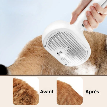 Qualibaz | Brosse professionnelle pour le soin du pelage des animaux de compagnie