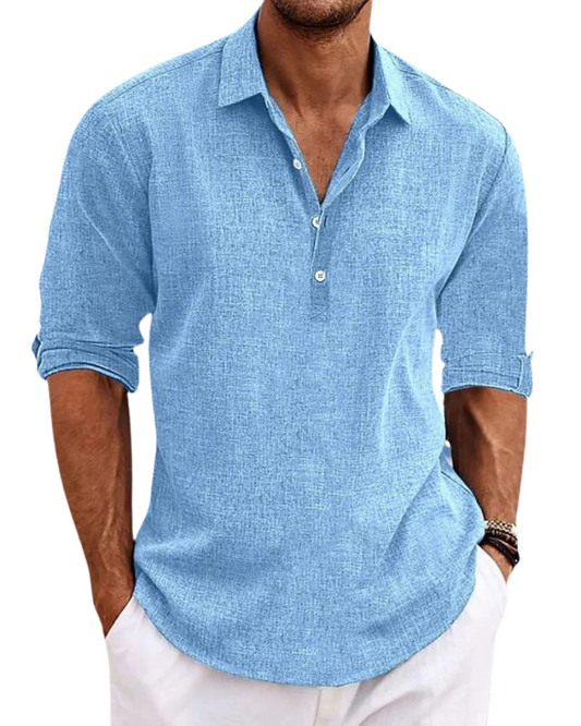 Chemise classique en coton Qualibaz